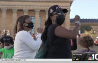 AKA Sisters in Philadelphia Celebrate Kamala Harris | NBC10 Philadelphia