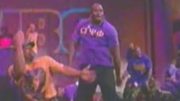 Shaquille O’Neal hopping with Omega Psi Phi (August 1997)